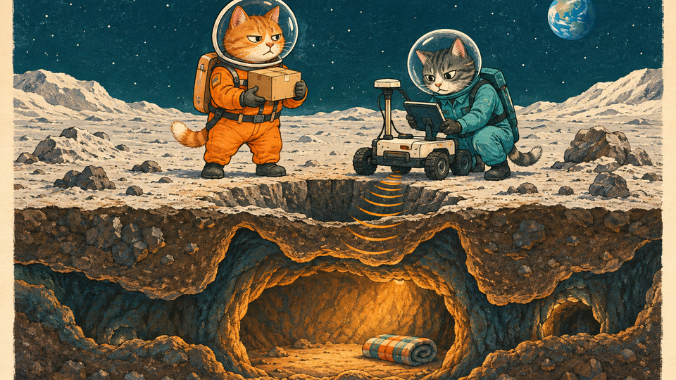 Cats List Possible Moon Cave as Luxury Box, Pending Proof It Exists