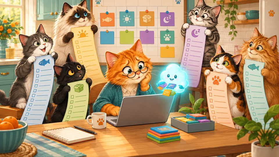 The Household Has Hired a Cat-Calendar Agent. The Cats Have Questions.